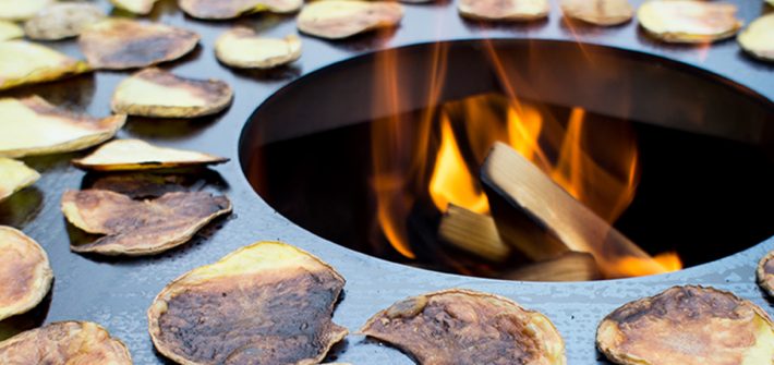 80 cm Feuerplatte von Grillrost.com getestet