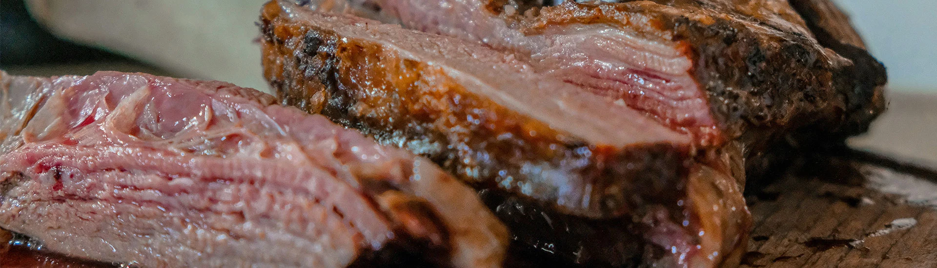 Fleisch Medium aufgeschnitten Kerntemperatur vom Grill